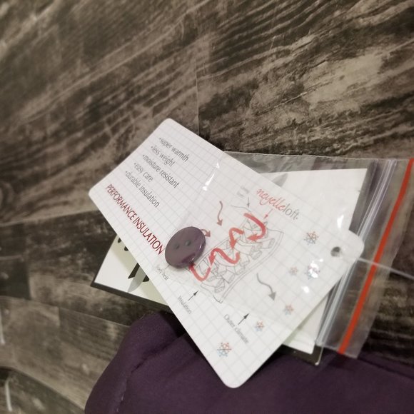 NWT Neyelle Water Resist/Insul Flannel Trim Jacket - Picture 9 of 13